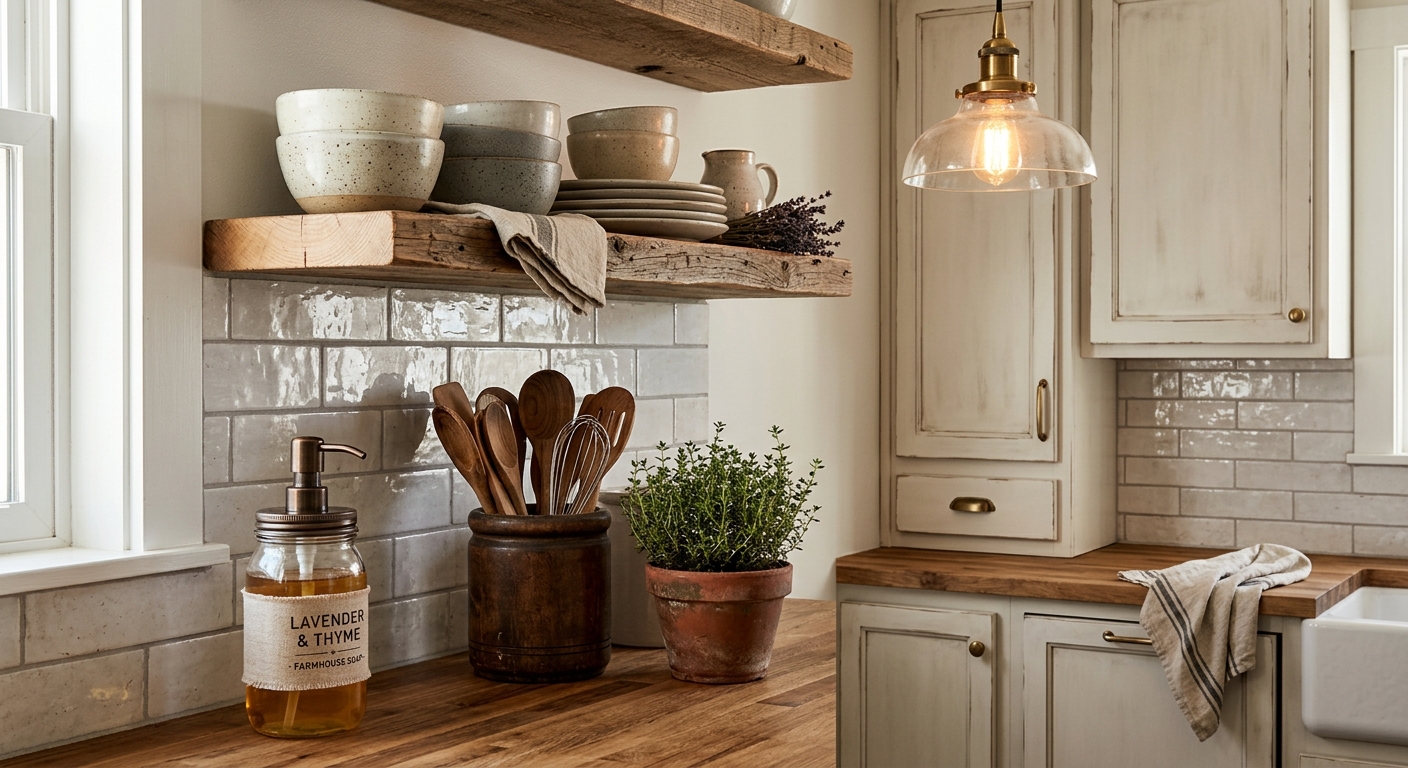 5 Ways to Add Farmhouse Charm to Your Kitchen